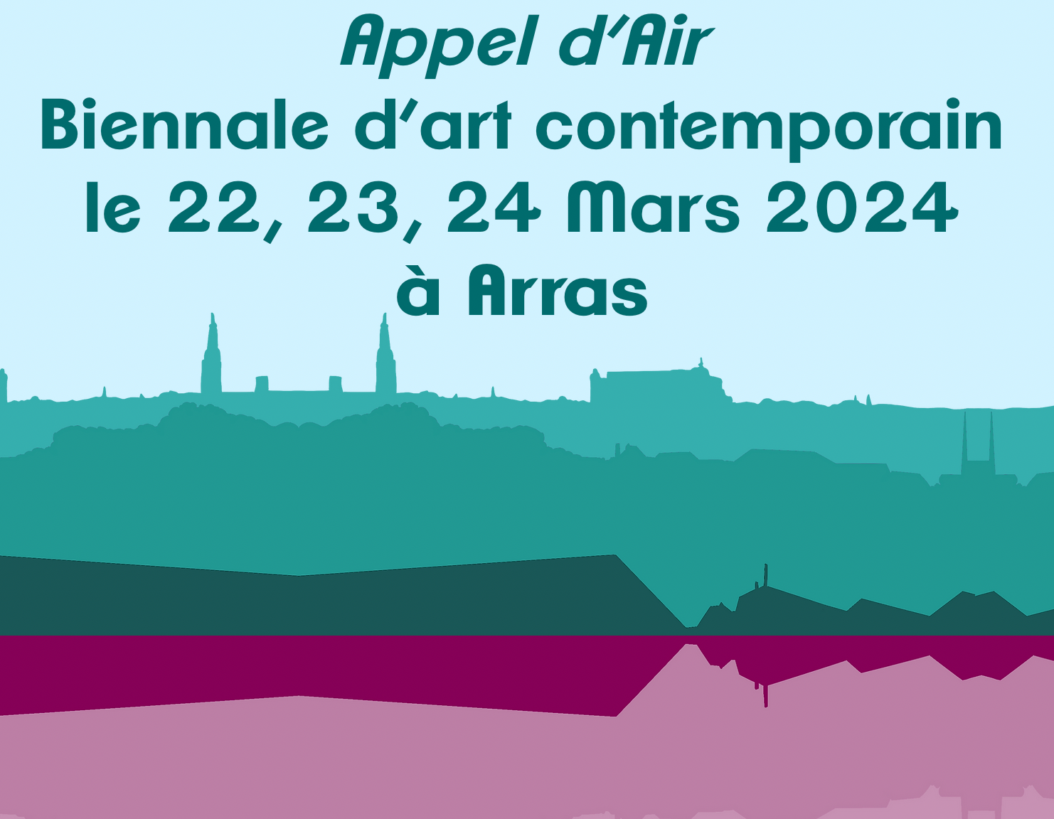 Biennale APPEL D’AIR, à Arras les 22,23,24 mars 2024